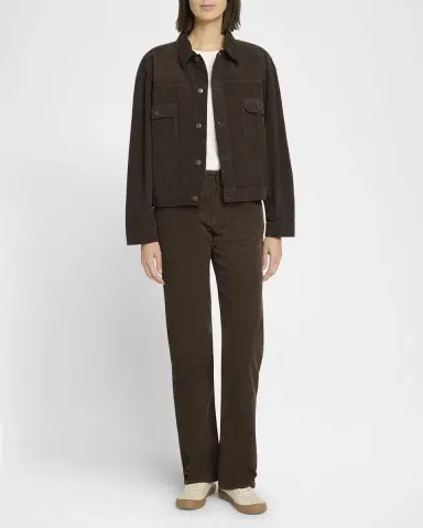 The Row Carlyl Corduroy Straight-Leg Pants | Thumbnail 2