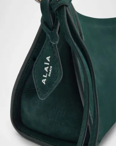 Alaïa Le Click Medium Shoulder Bag in Suede | Thumbnail 5 Alaïa Le Click Medium Shoulder Bag in Suede | Thumbnail 5
