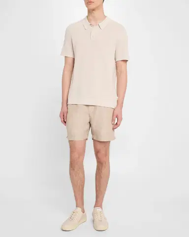 Onia Men's Cotton Knit Polo Shirt | Thumbnail 2