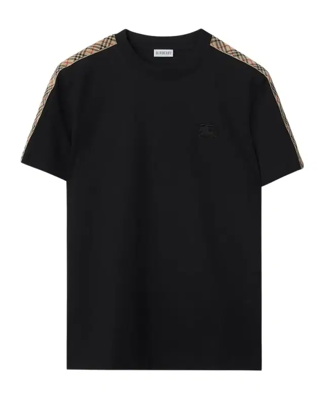 Burberry Men 's Check-Trim Cotton T-Shirt