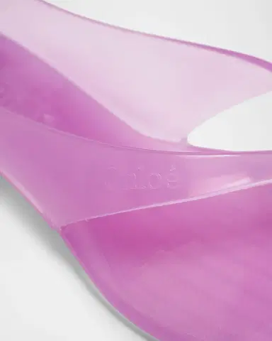 Chloé Jelly Thong Ankle-Strap Sandals | Thumbnail 5