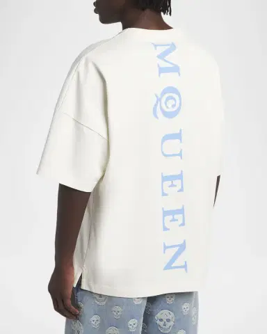 McQueen Men 's Relaxed Logo T-Shirt | Thumbnail 3