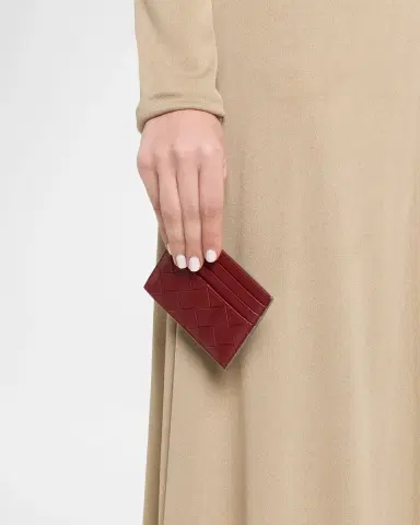 Bottega Veneta Intrecciato Leather Card Holder | Thumbnail 2