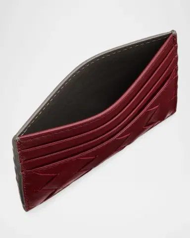 Bottega Veneta Intrecciato Leather Card Holder | Thumbnail 3