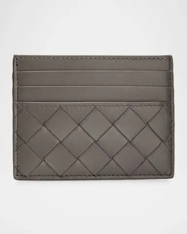 Bottega Veneta Intrecciato Leather Card Holder | Thumbnail 4