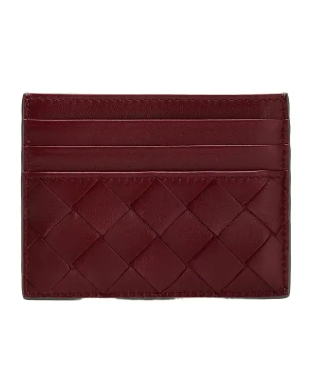 Bottega Veneta Intrecciato Leather Card Holder