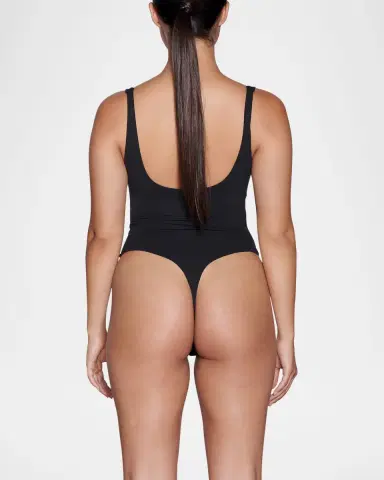 Skims Fits Everybody Square-Neck Bodysuit | Thumbnail 3