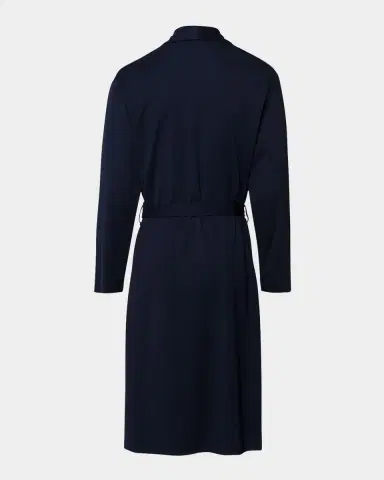 Hanro Men's Night Day Interlock Cotton Robe | Thumbnail 3