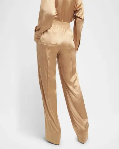 TOM FORD Logo-Banded Silk PJ Pants | Thumbnail 3