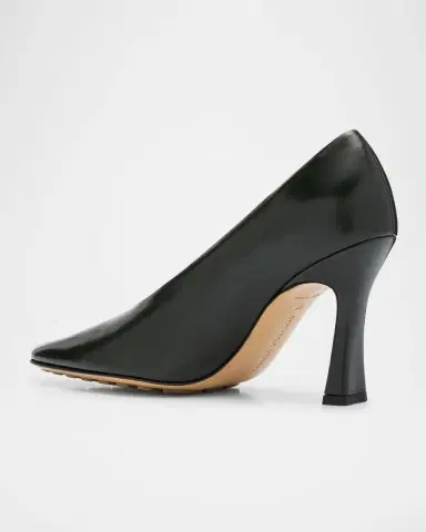 Bottega Veneta Leather Stiletto Sporty Pumps | Thumbnail 2