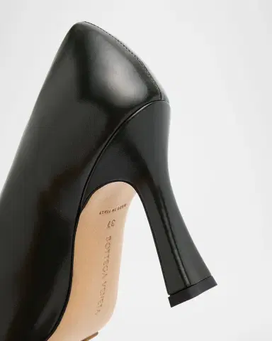 Bottega Veneta Leather Stiletto Sporty Pumps | Thumbnail 3
