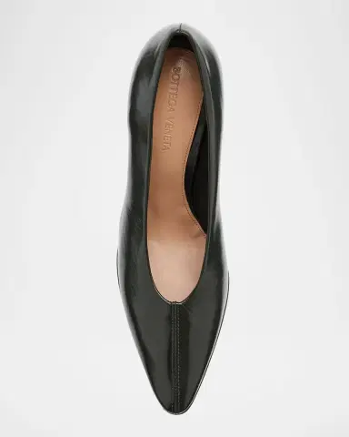 Bottega Veneta Leather Stiletto Sporty Pumps | Thumbnail 4