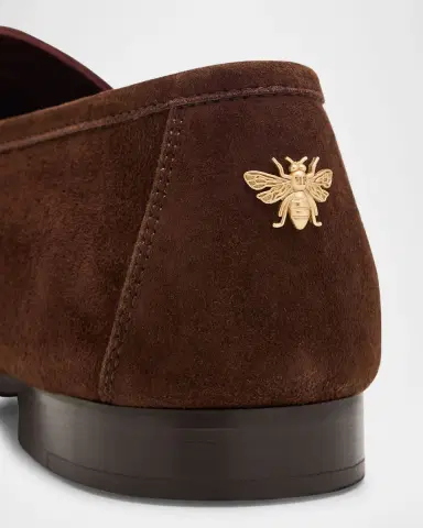 Bougeotte Suede Penny Loafers | Thumbnail 5