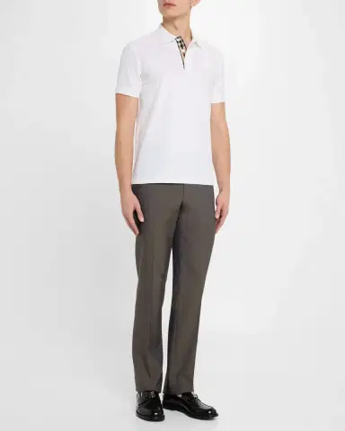 Burberry Men's Eddie EKD Polo Shirt | Thumbnail 2