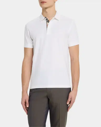 Burberry Men's Eddie EKD Polo Shirt | Thumbnail 4
