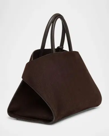 Ferragamo Hug Suede Corduroy Top-Handle Bag | Thumbnail 3