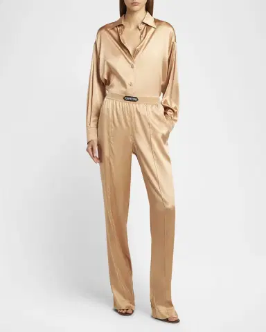 Tom Ford Button-Down Silk Shirt | Thumbnail 2 Tom Ford Button-Down Silk Shirt | Thumbnail 2