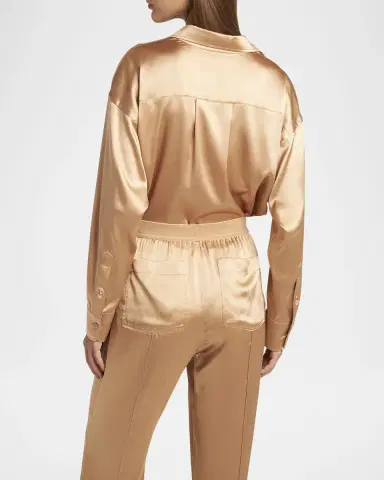 Tom Ford Button-Down Silk Shirt | Thumbnail 3 Tom Ford Button-Down Silk Shirt | Thumbnail 3