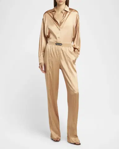 Tom Ford Button-Down Silk Shirt | Thumbnail 4 Tom Ford Button-Down Silk Shirt | Thumbnail 4