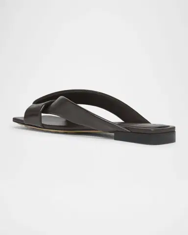 Bottega Veneta Riva Criss Cross Leather Flat Sandals | Thumbnail 4 Bottega Veneta Riva Criss Cross Leather Flat Sandals | Thumbnail 4