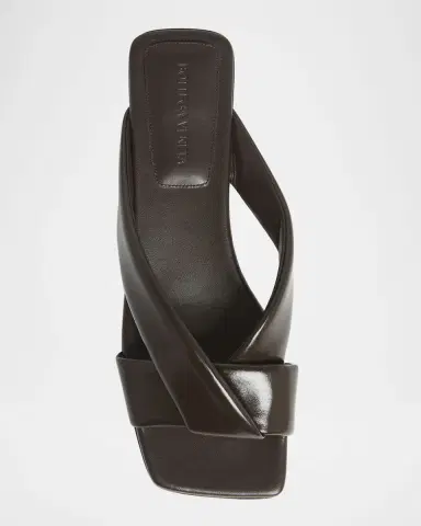 Bottega Veneta Riva Criss Cross Leather Flat Sandals | Thumbnail 6 Bottega Veneta Riva Criss Cross Leather Flat Sandals | Thumbnail 6