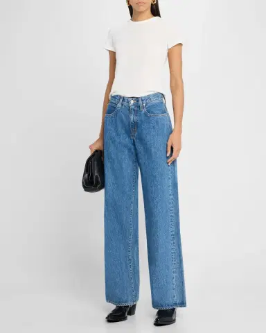 SLVRLAKE Mica Low-Rise Wide Relaxed Jeans | Thumbnail 2