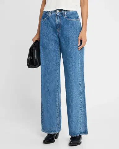SLVRLAKE Mica Low-Rise Wide Relaxed Jeans | Thumbnail 4