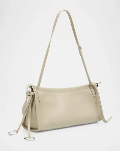 Alaïa Le Click Medium Shoulder Bag in Glossy Leather | Thumbnail 2 Alaïa Le Click Medium Shoulder Bag in Glossy Leather | Thumbnail 2