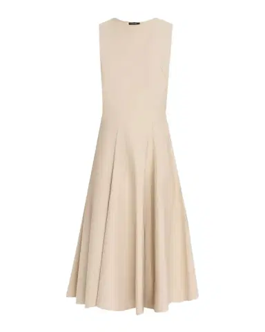 Natori Sleeveless Tech Cotton Taffeta Midi Dress | Thumbnail 1