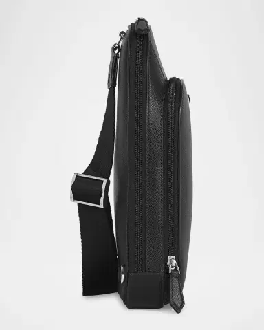 Montblanc Men 's Sartorial Leather Sling Bag | Thumbnail 5