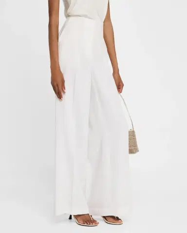 Lafayette 148 New York Thames Wide-Leg Linen Pants | Thumbnail 4 Lafayette 148 New York Thames Wide-Leg Linen Pants | Thumbnail 4