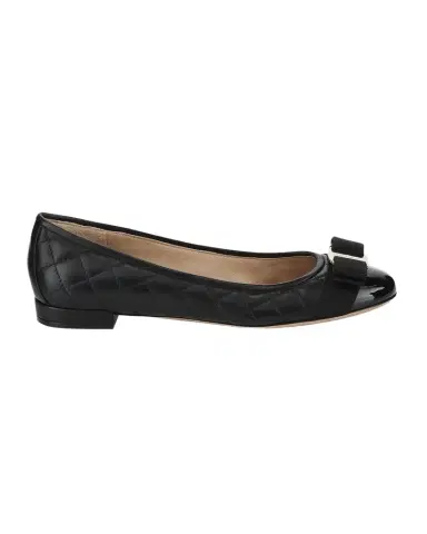 Ferragamo Varina Quilted Bow Ballet Flats | Thumbnail 1 Ferragamo Varina Quilted Bow Ballet Flats | Thumbnail 1