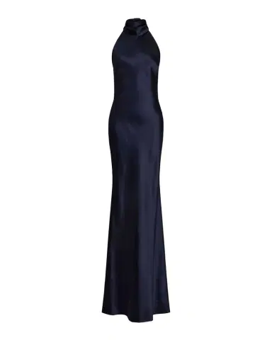 Ralph Lauren Collection Chilton Stretch Satin Evening Dress | Thumbnail 1