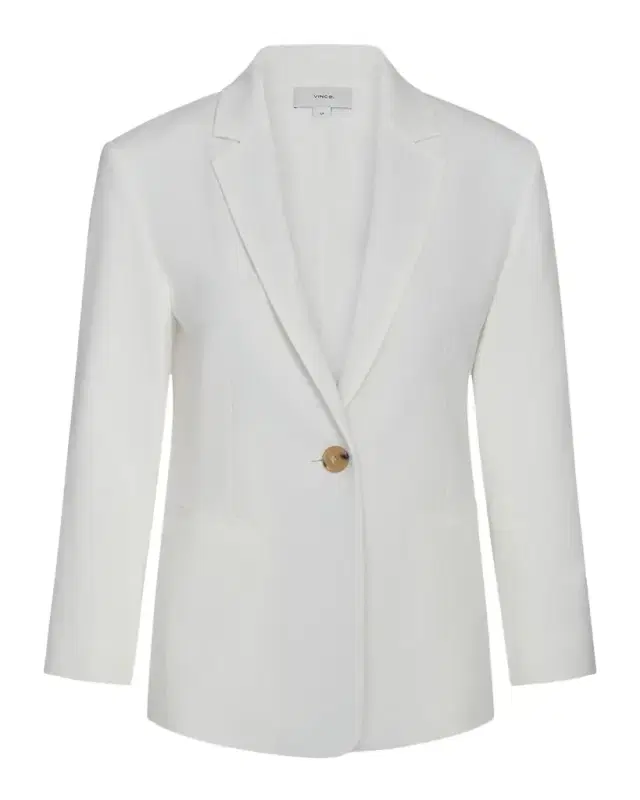Vince Shrunken Linen Blazer