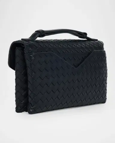Bottega Veneta Knot Lock Leather Top-Handle Bag | Thumbnail 2 Bottega Veneta Knot Lock Leather Top-Handle Bag | Thumbnail 2