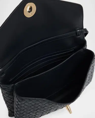 Bottega Veneta Knot Lock Leather Top-Handle Bag | Thumbnail 3 Bottega Veneta Knot Lock Leather Top-Handle Bag | Thumbnail 3