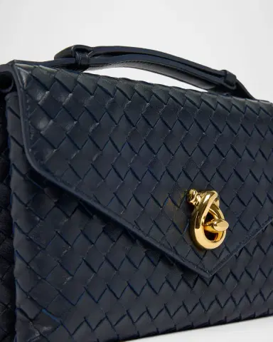 Bottega Veneta Knot Lock Leather Top-Handle Bag | Thumbnail 6 Bottega Veneta Knot Lock Leather Top-Handle Bag | Thumbnail 6