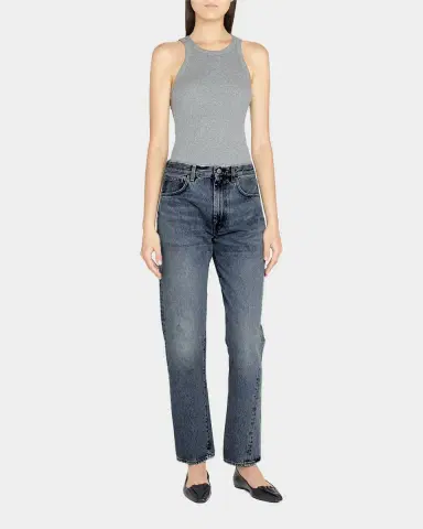Toteme Twisted Seam Straight-Leg Denim Pants | Thumbnail 2