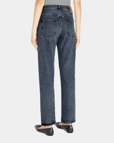 Toteme Twisted Seam Straight-Leg Denim Pants | Thumbnail 3