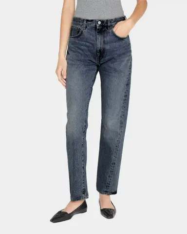 Toteme Twisted Seam Straight-Leg Denim Pants | Thumbnail 4