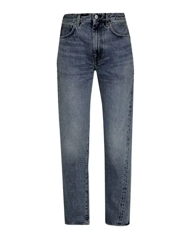 Toteme Twisted Seam Straight-Leg Denim Pants