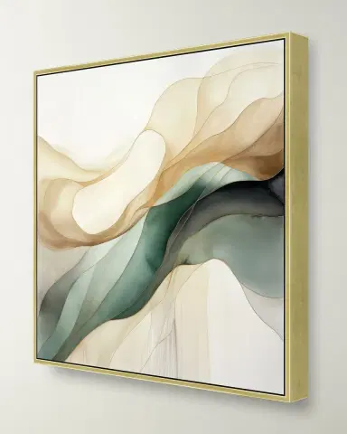 Prestige Arts "Guilded Greens 1" Framed Giclee | Thumbnail 2 Prestige Arts "Guilded Greens 1" Framed Giclee | Thumbnail 2