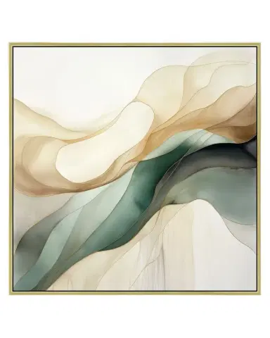 Prestige Arts "Guilded Greens 1" Framed Giclee | Thumbnail 1 Prestige Arts "Guilded Greens 1" Framed Giclee | Thumbnail 1