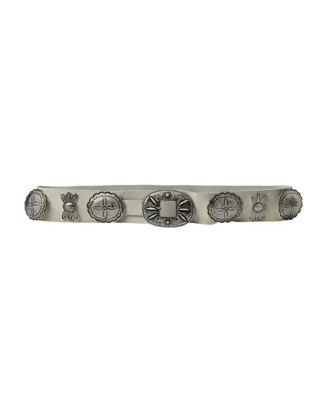 Ralph Lauren Collection Casted Concho Leather Belt