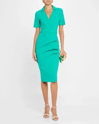 Chiara Boni La Petite Robe Ittig Ruffle Bodycon Midi Dress | Thumbnail 2 Chiara Boni La Petite Robe Ittig Ruffle Bodycon Midi Dress | Thumbnail 2
