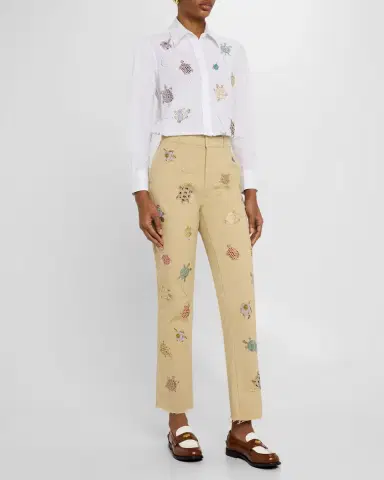 Libertine Turtle Time Embellished New Classic Shirt | Thumbnail 2 Libertine Turtle Time Embellished New Classic Shirt | Thumbnail 2