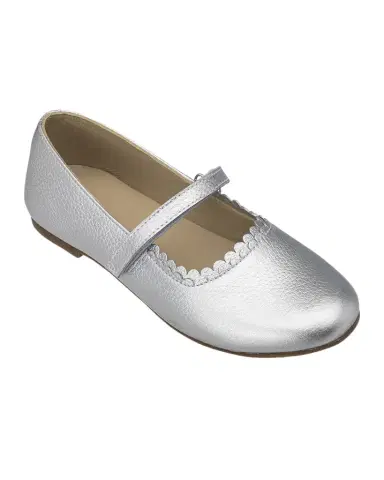 Elephantito Girl's Aria Scallop-Trim Ballerina Flats, Baby/Toddler/Kids | Thumbnail 1
