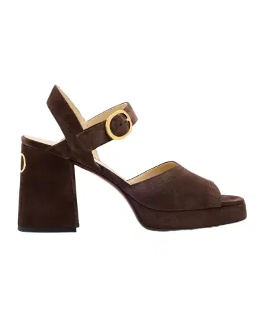 Valentino Garavani Fawcette VLogo Suede Platform Sandals | Thumbnail 1