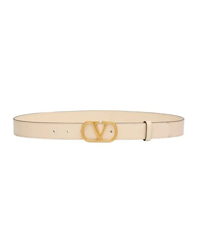 VLogo Signature Leather Belt, 30mm