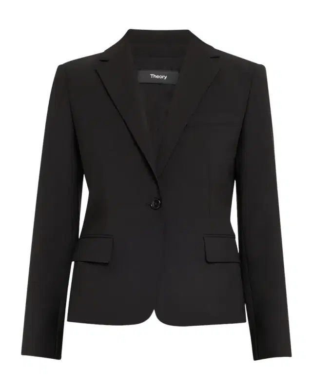 Theory Slim One-Button Jacket